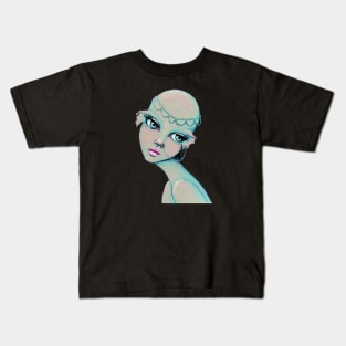 Bald & Beautiful Mermaid Kids T-Shirt